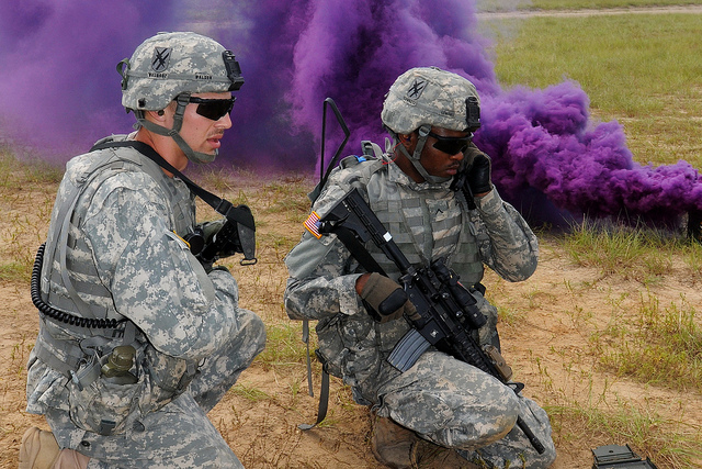 Live fire exercise at the Georgia Garrison Training Center