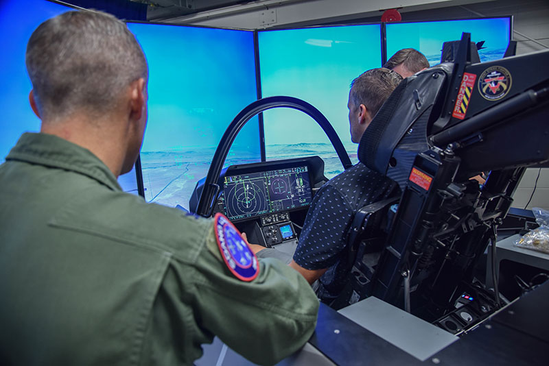 F-35 simulator by A1C Taylor Solberg