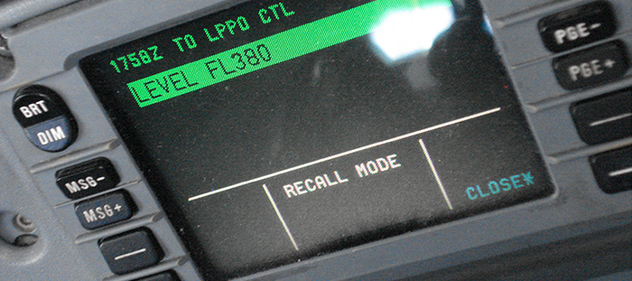 SERA's CPDLC package simulates ATC data-link communications.