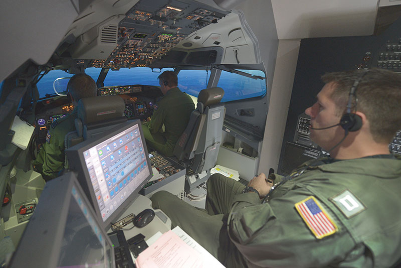 P-8A Poseidon flight simulator exercise/U.S. Navy photo